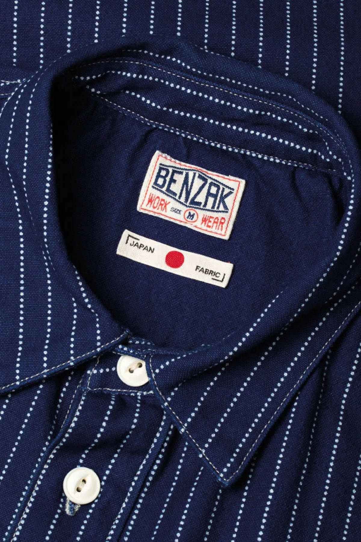 Benzak - BWS-02 UTILITY SHIRT 9 oz. Wabash Indigo Selvedge Canvas