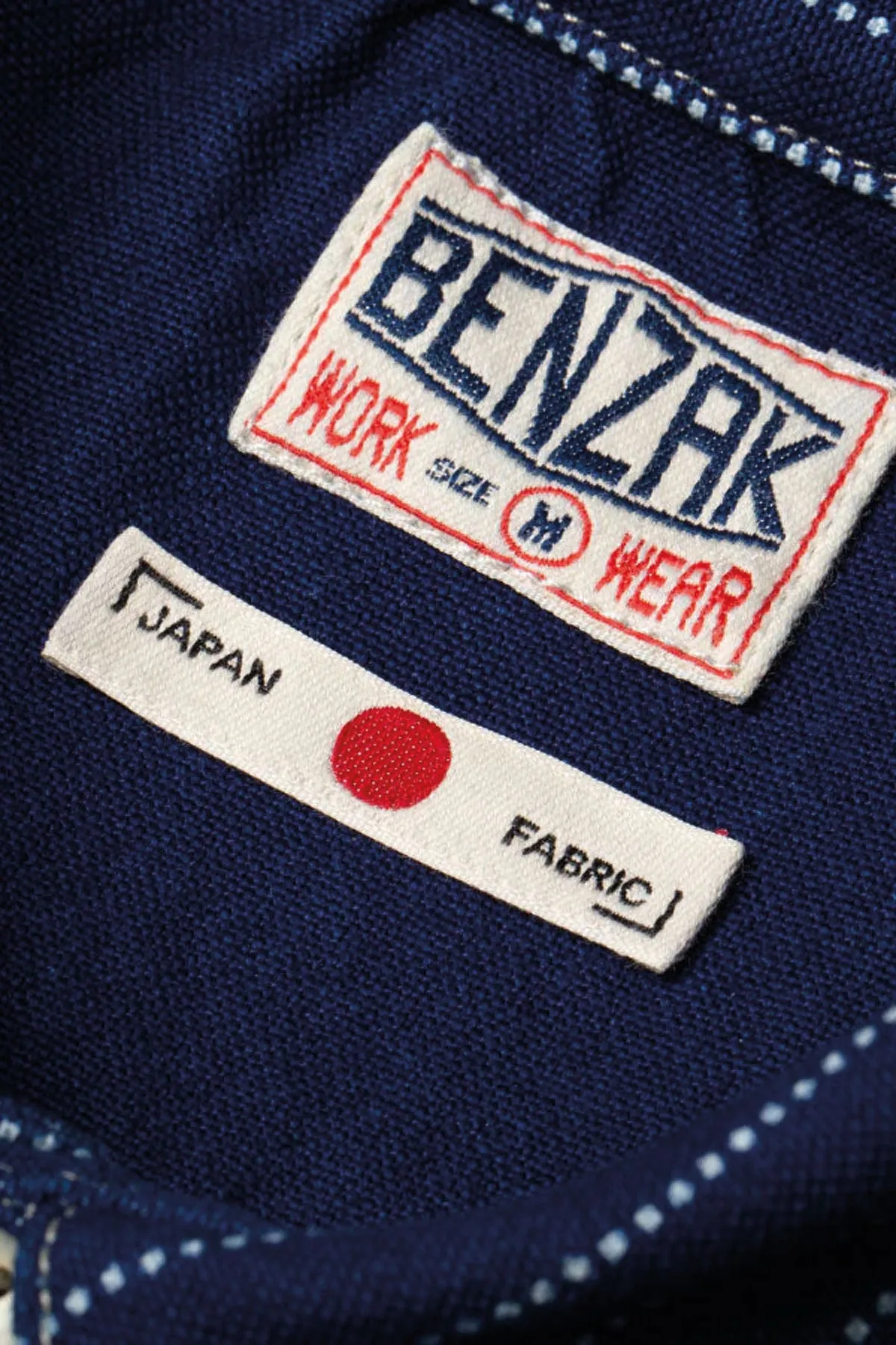 Benzak - BWS-02 UTILITY SHIRT 9 oz. Wabash Indigo Selvedge Canvas