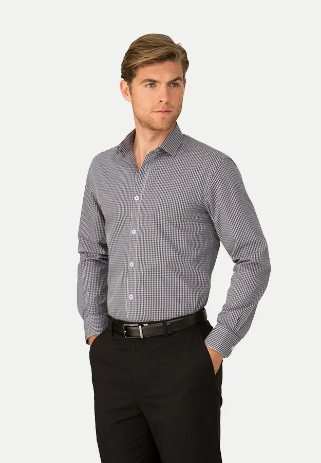 City Collection Mens So Easy L/S Check Shirt