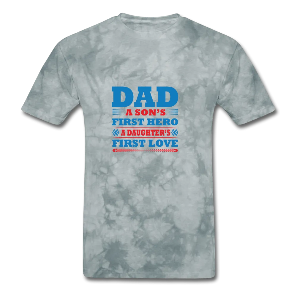 Dad A Son's First Hero A Daughter's First Love Men's T-Shirt