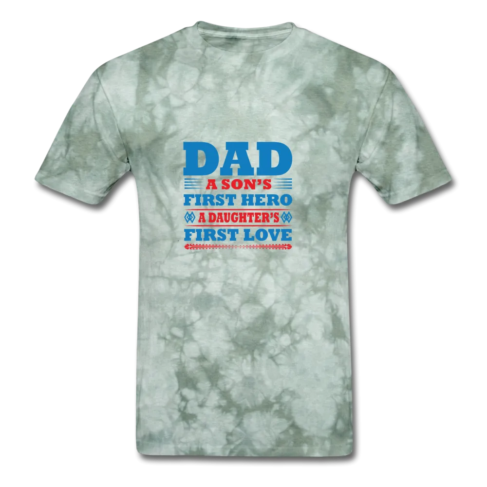 Dad A Son's First Hero A Daughter's First Love Men's T-Shirt
