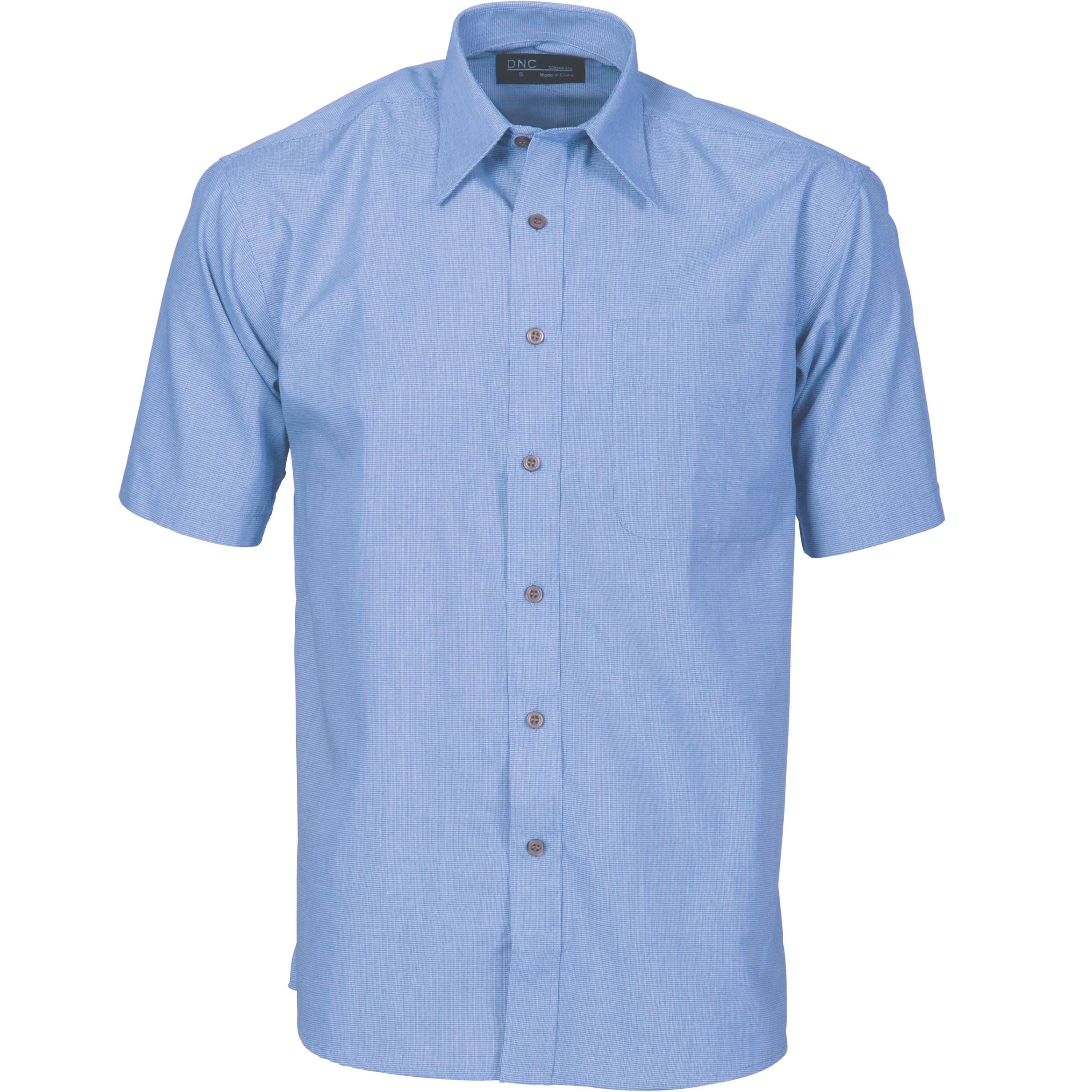 DNC Classic Mini Check Houndstooth Business Shirt S/S (4171)